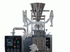 内外袋挂签挂线茶叶包装机图1