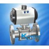 供应气动三片式法兰球阀Q641F型