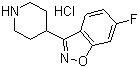 6-氟-3-哌啶-4-基-1,2-苯并异噁唑盐酸盐, CAS #: 84163-13-3