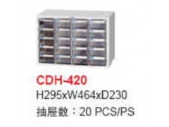 零件柜CDH-420-1白色透明零件柜
