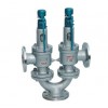 A38Y双联弹簧式安全阀，铸钢不锈钢双联安全阀