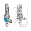 A62Y弹簧焊接高压安全阀，A61Y铸钢高压安全阀