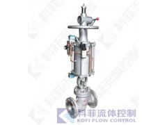 气动精铸重型材质法兰直通截止阀图1