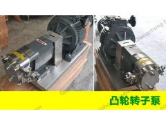 不锈钢凸轮转子泵，防爆型凸轮式双转子泵，移动式凸轮泵