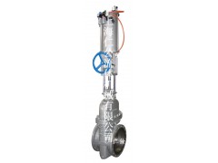 气动开关型暗杆刀型闸阀、电动陶瓷闸阀、手动陶瓷闸阀图2