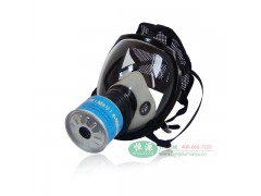 恒源802球型大视野防毒面具+H2S型8号滤毒罐图1