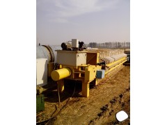 二手厢式过滤机/转让板框压滤机/320平方厢式压滤机低价急转图1