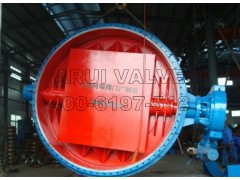 大口径通风蝶阀_高温蝶阀图1