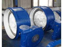 焊接三偏心硬密封蝶阀_高温蝶阀图1