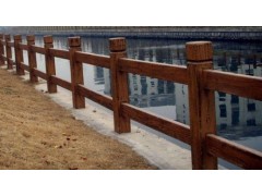 成都仿木 仿木栏杆 仿石艺术护栏图3