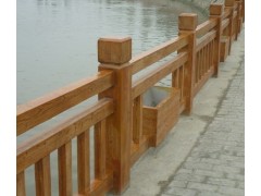 供应攀枝花西昌仿木栏杆 仿石护栏 铸造石栏板图3