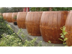 供应泸州乐山仿石仿木系列栏杆|护栏 仿木花箱花砵图3