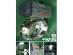 不锈钢气动DN200快装蝶阀图1