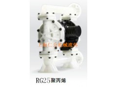 1050铝合金气动隔膜泵RG25、粉尘气动隔膜泵、PP缓冲器图2
