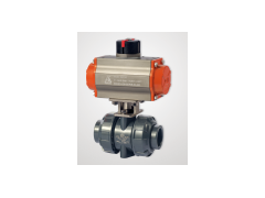 三厘UPVC气动球阀图1