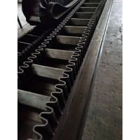 大倾角波状挡边带     上料机大倾角挡边带