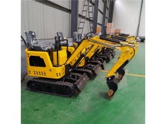 农用小型挖掘机 工程履带式10型挖掘机 微型液压微挖图2