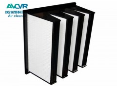 多层活性炭滤料／离子交换树脂 W型密褶式化学过滤器图2