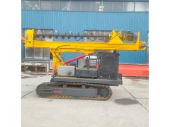 山东螺旋式光伏打桩机 自走式全液压螺旋钻机图3