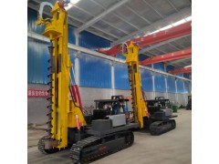 山东螺旋式光伏打桩机 自走式全液压螺旋钻机图4