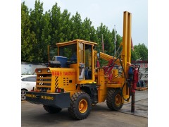 高速公路护栏打桩机价格护栏压桩机打拔钻一体机图4