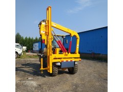 高速公路护栏打桩机价格护栏压桩机打拔钻一体机图5