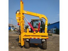 公路护栏打桩机 多功能打拔钻桩一体机图6