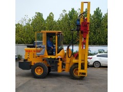 公路护栏打桩机 多功能打拔钻桩一体机图4