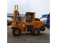 防护栏打桩机小四轮款 装载车款打拔钻一体机图6