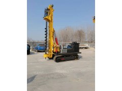 履带式光伏电打桩机 光伏螺旋打孔机 工程建筑打桩图5