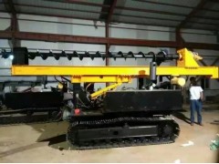 螺旋光伏打桩机 光伏地桩打孔钻机图3