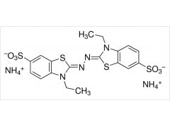2,2′-联氮双(3-乙基苯并噻唑啉-6-磺酸) 二铵盐图1