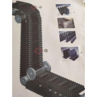 阻燃挡边输送带    福建大倾角耐磨提升带生产厂家