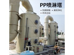 云南废气处理洗涤塔 喷淋净化塔 PP喷淋塔 甲胄科技现货供应图4