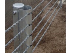 三股七芯缆索护栏、柔性防撞护栏、景区道路绳索护栏图2