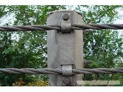 三股七芯缆索护栏、柔性防撞护栏、景区道路绳索护栏图4