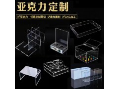 彩色透明亚克力板有机玻璃零切加工定制工艺品置物架制图2