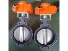 船用中心型手动气动电动液控蝶阀GB/T3036-94图3