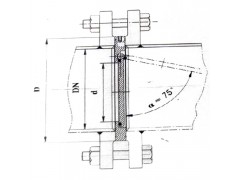 船用板式止回阀CB/T3819-1999图3