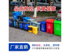 小型环卫垃圾桶 40L分类双桶垃圾桶 脚踏式垃圾桶图4