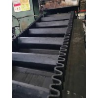 耐撕裂大倾角裙边带  耐高温挡边带  大倾角提升带