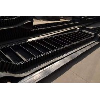 耐撕裂环形挡边输送带   斗提机挡边提升带