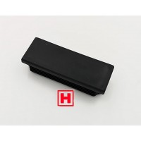 塑胶矩形管塞150*50方管塑料堵头方管帽内扣螺纹防滑脚帽