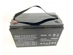 厂家定制12V100AH铅酸储能蓄电池太阳能光伏深循环电池图2