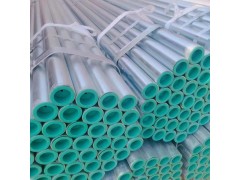 日照内衬塑外镀锌管/饮用给水衬塑管/钢塑复合管图2
